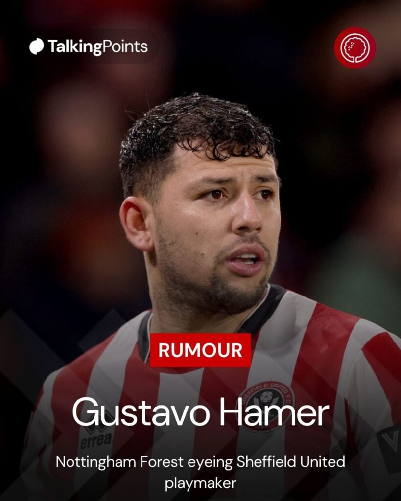 Nottingham Forest target Gustavo Hamer.