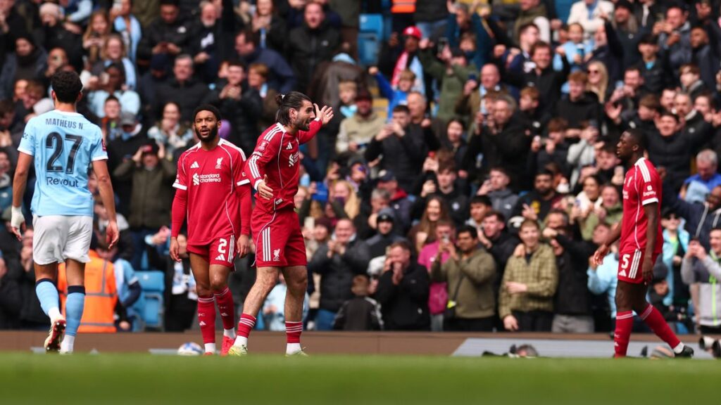 Liverpool star spots 'turning point' after praising Man City dominance