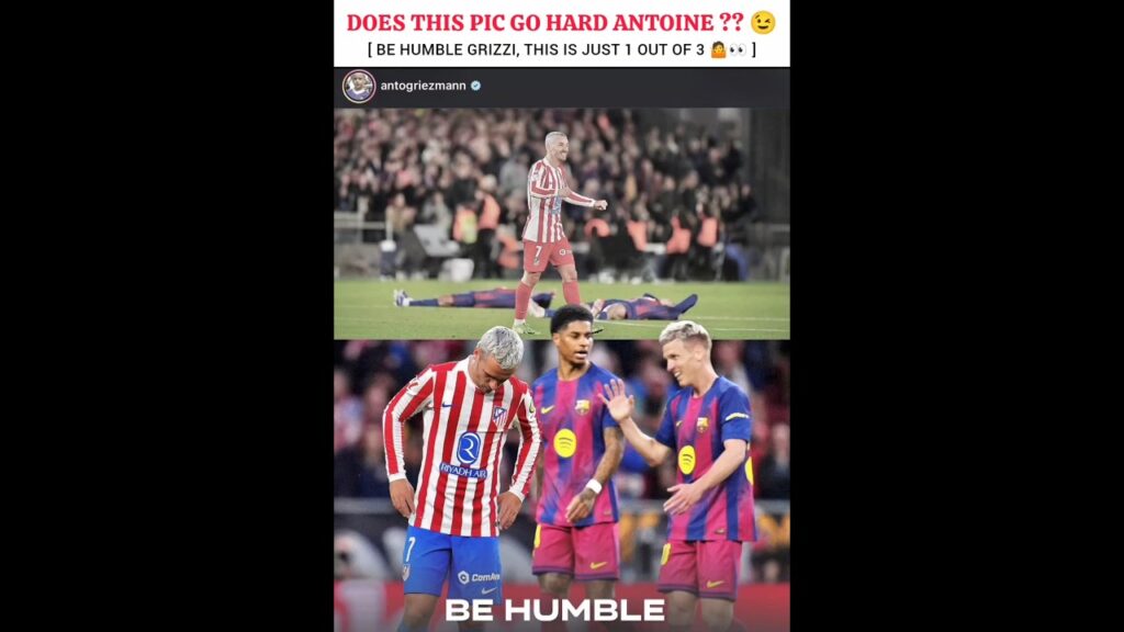 We need another IG post from Griezmann 🤷☠️#football #griezmann #barcelona#shorts #viral #lamineyamal