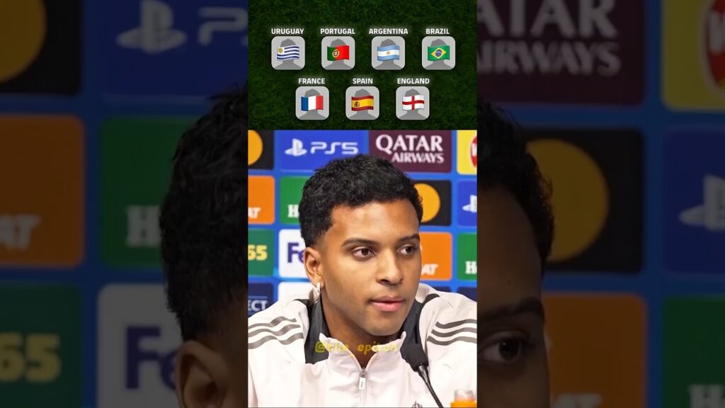 Rodrygo picked his favourite players from national teams 😱🔥 #efootball2023 #efootball2024