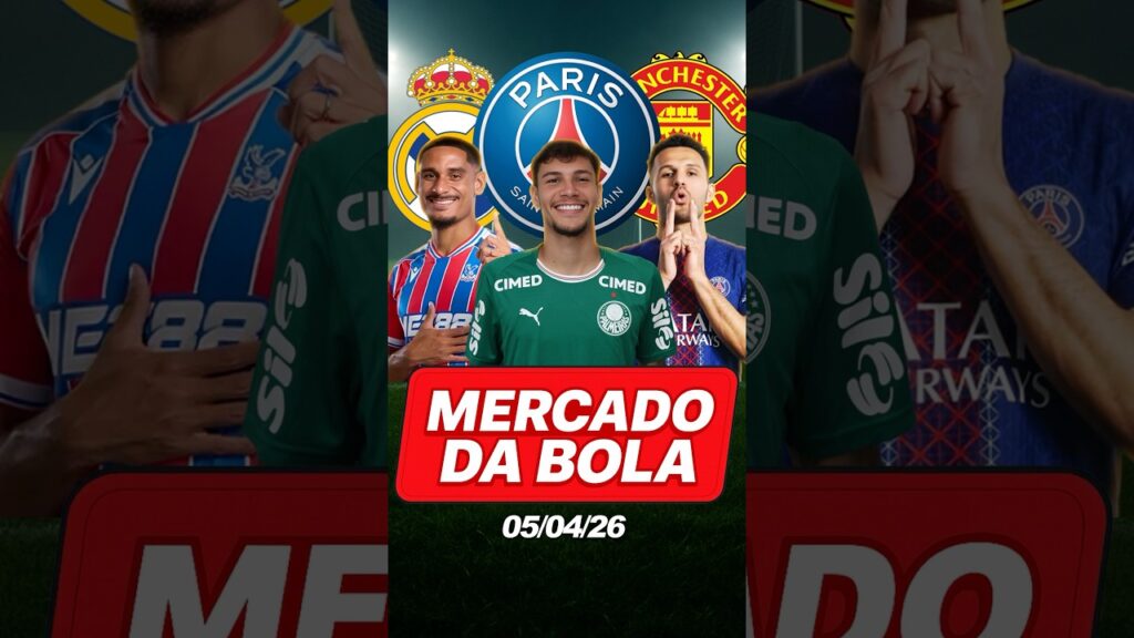 MERCADO DA BOLA: Promessa do Palmeiras na mira da Europa, Man United conversa por Gonçalo Ramos