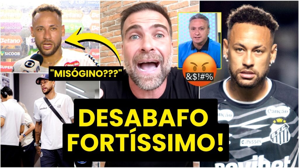 "É UMA COVARDIA VERGONHOSA!!! O NEYMAR..." PILHADO FICA FURIOSO após CRÍTICAS a FALA DO CRAQUE!