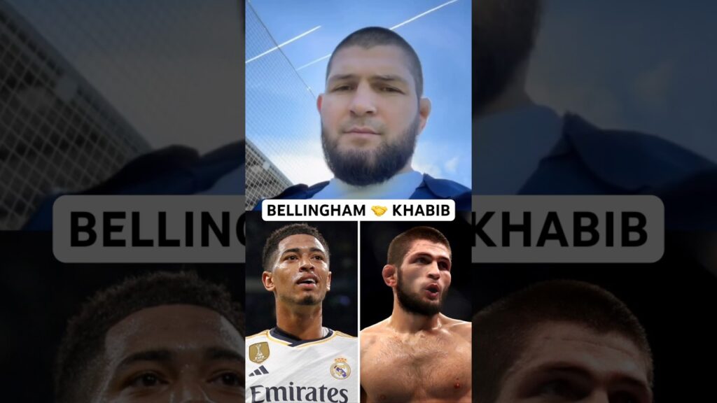 KHABIB VISITS JUDE BELLINGHAM AND REAL MADRID TRAINING
