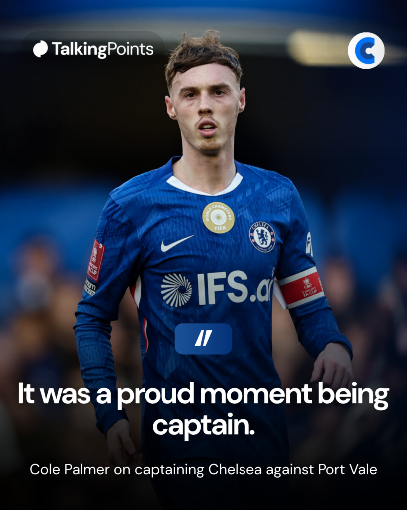 Cole Palmer quotes on being captain.