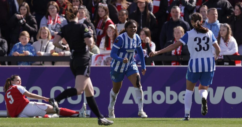 Arsenal beaten 2-0 at home in the FA Cup by Brighton