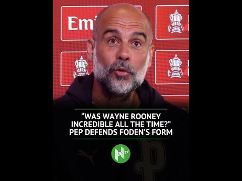 Was Wayne Rooney INCREDIBLE all the time? Pep DEFENDS Phil Foden🔥