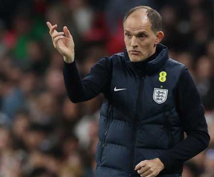 England manager Thomas Tuchel reacts