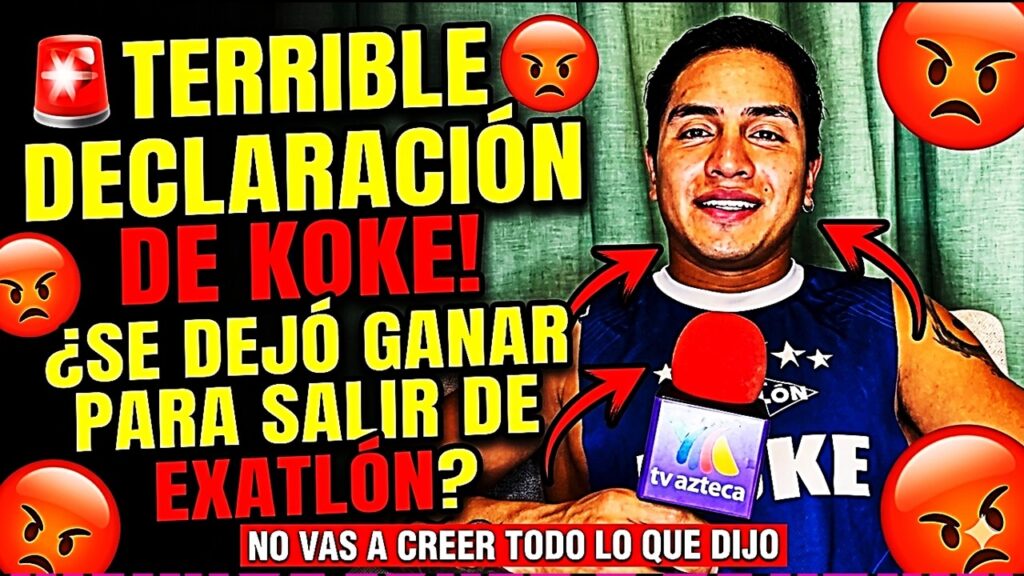 😡TERRIBLE DECLARACION DE KOKE! ¿SE DEJO GANAR PARA SALIR DE EXATLON? NO VAS A CREER TODO LO QUE DIJO