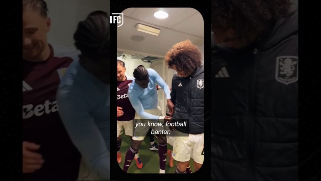 Amadou Onana on his three points in the pocket celebration #football #onana #premierleague