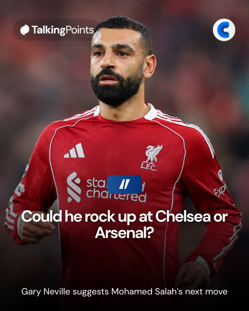 Gary Neville tips Mohamed Salah for Chelsea
