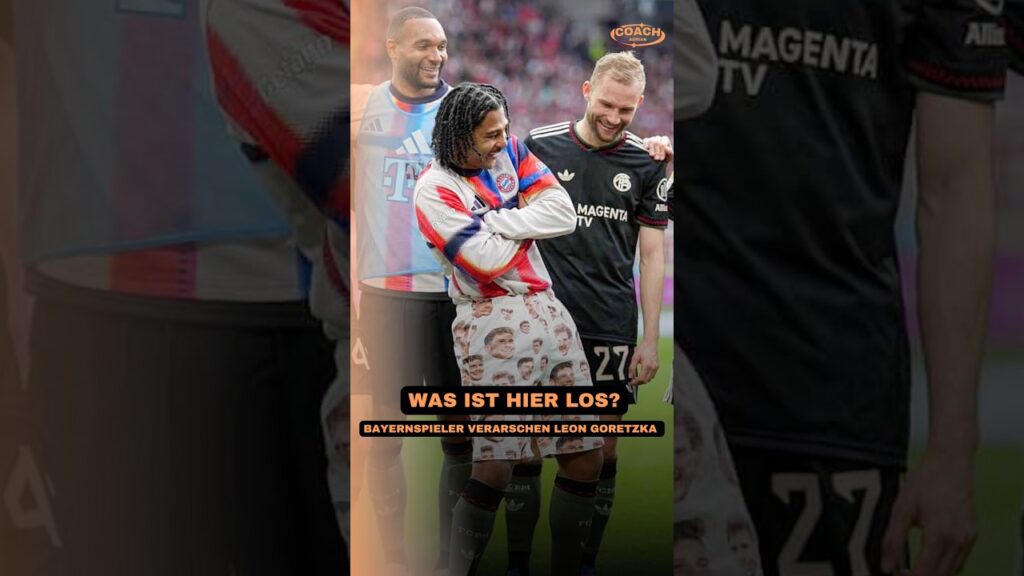 Gnabry macht sich lustig über Goretzka😂