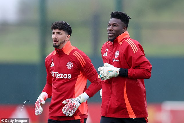 Altay Bayindir (left) and Andre Onana are both set to leave Manchester United this summer