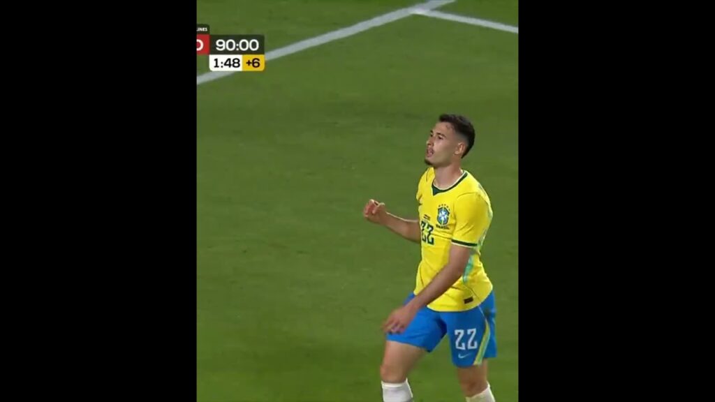 The Spanish version of Endrick's assist to Martinelli sealing the win for Brazil 🇧🇷