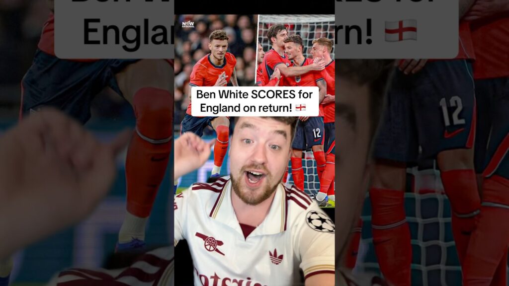 Ben White SCORES for England against Uruguay on return! 🏴󠁧󠁢󠁥󠁮󠁧󠁿