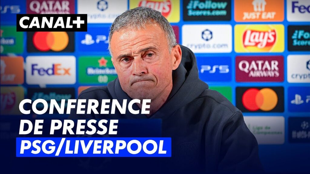 Conférence de presse de Luis Enrique PSG / Liverpool