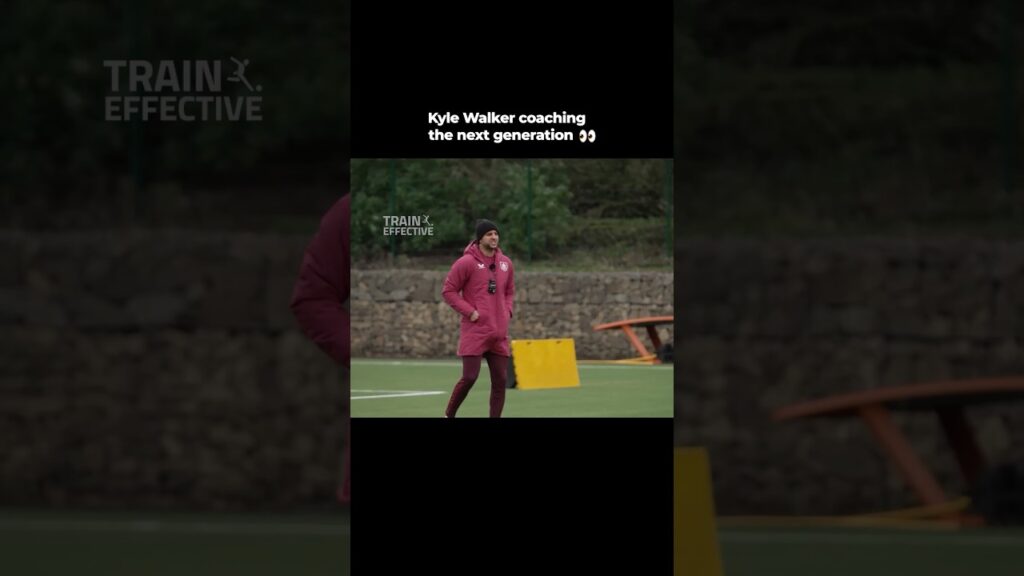 Kyle Walker Coaching The next Generation 👀