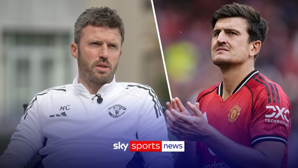"It wasn't a difficult decision" | Michael Carrick on the importance of Harry Maguire at Man Utd