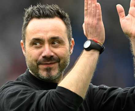 Tottenham manager Roberto De Zerbi.