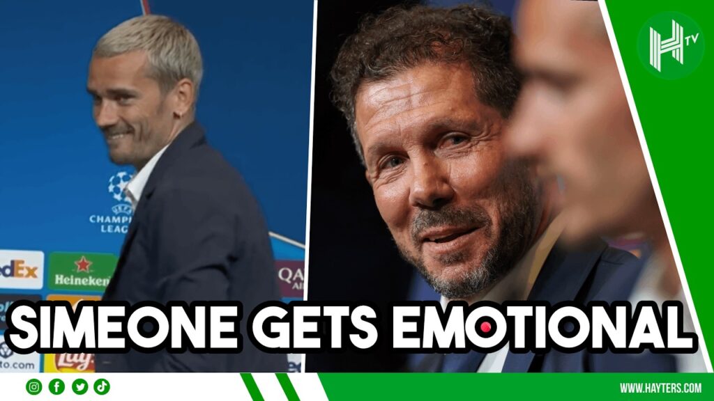 Simeone gets EMOTIONAL in tribute to Antoine Griezmann ❤️