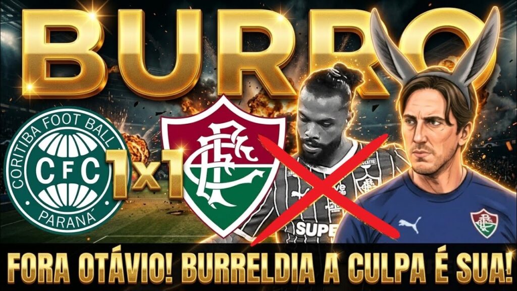 🔴 AO VIVO • OTÁVIO ATÉ QUANDO?😡 A CULPA É SUA ZUBELDIA!😡  PÓS JOGO DE CORITIBA 1X1 FLUMINENSE • BR26
