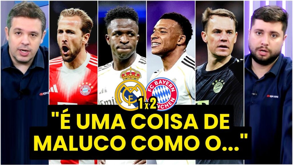"O VINICIUS JÚNIOR MOSTRA que ainda é UM JOGADOR que..." REAL MADRID PERDE pro BAYERN na CHAMPIONS!