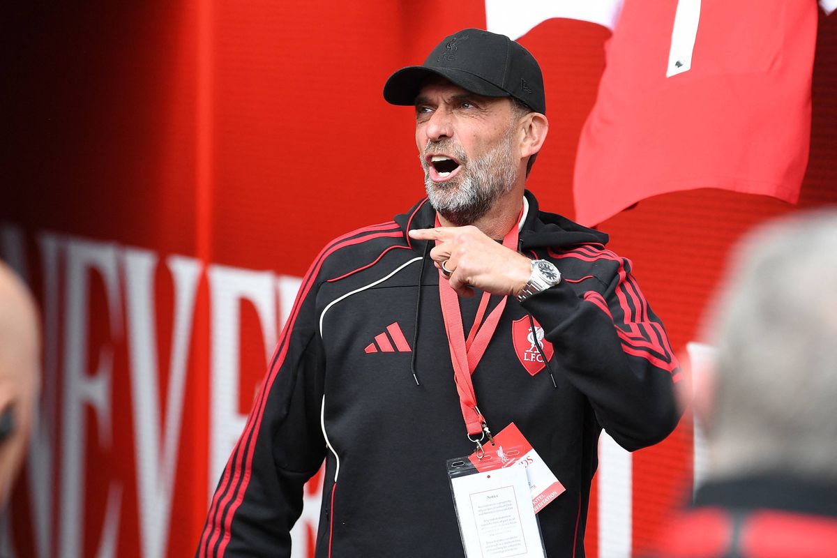 Klopp was back at Anfield two weeks ago for the legends' game