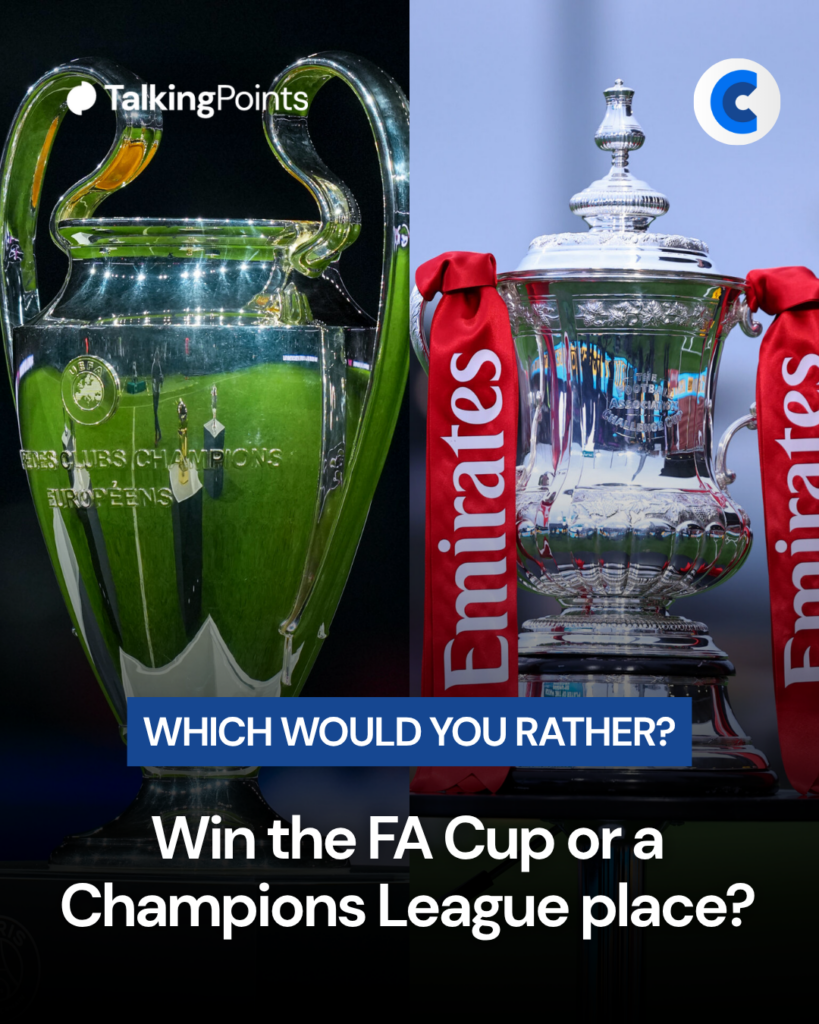 Champions League qualification or FA Cup trophy for Chelsea