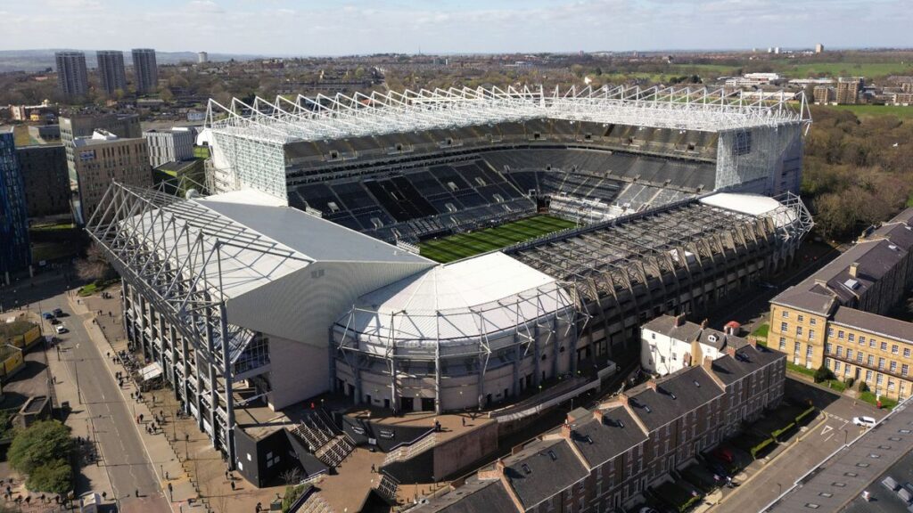 Drunk Newcastle fan fell down St James' Park stairs and was aggressive with staff at Derby match