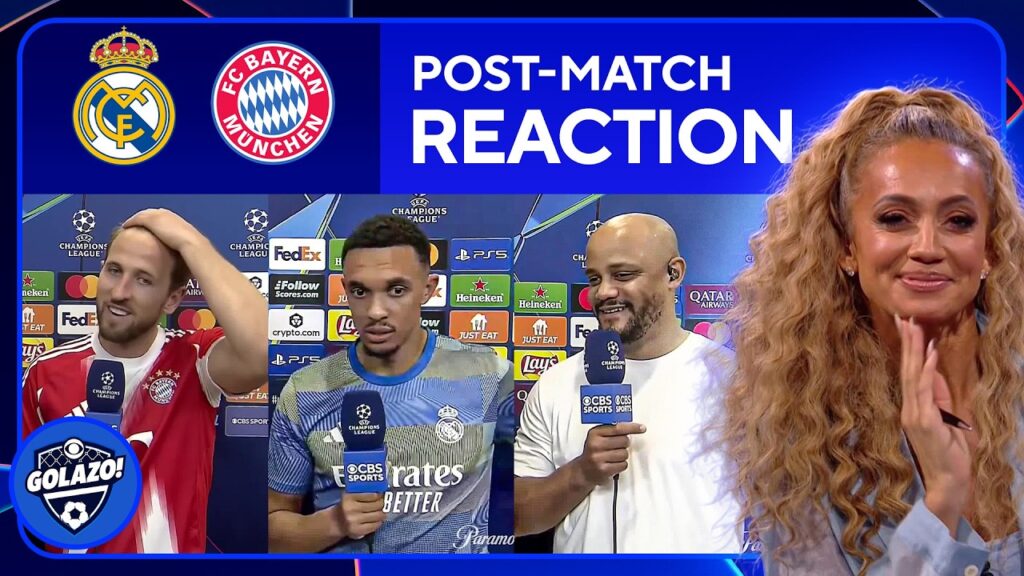 Harry Kane, Trent Alexander-Arnold, & Vincent Kompany react as Bayern beat Real Madrid | UCL Today Harry Kane, Trent Alexander-Arnold, & Vincent Kompany react as Bayern beat Real Madrid | UCL Today