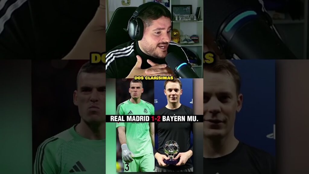 Con Thibaut Courtois el partido no termina en  derrota para el Real Madrid - El de Kane lo para