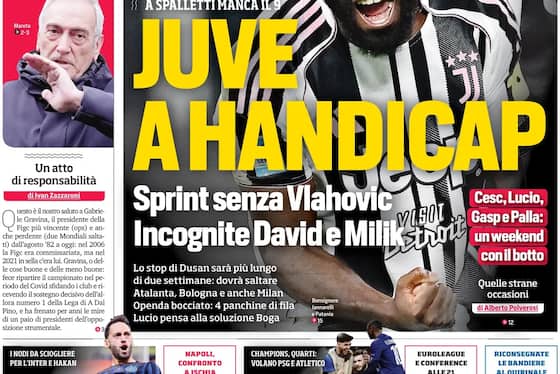 Image de l'article :Today’s Papers: Spalletti has signed, Premier League clashes in Europe