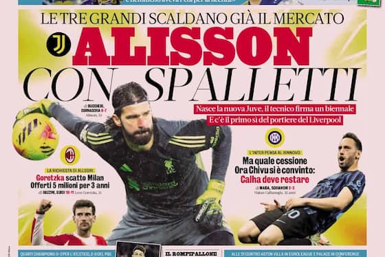 Image de l'article :Today’s Papers: Spalletti has signed, Premier League clashes in Europe