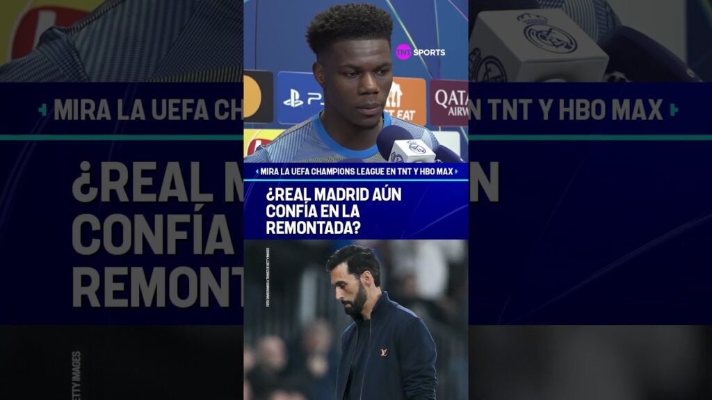 ¡TCHOUAMÉNI CREE EN LA REMONTADA DE REAL MADRID SOBRE BAYERN MÚNICH! I UEFA CHAMPIONS LEAGUE #Shorts