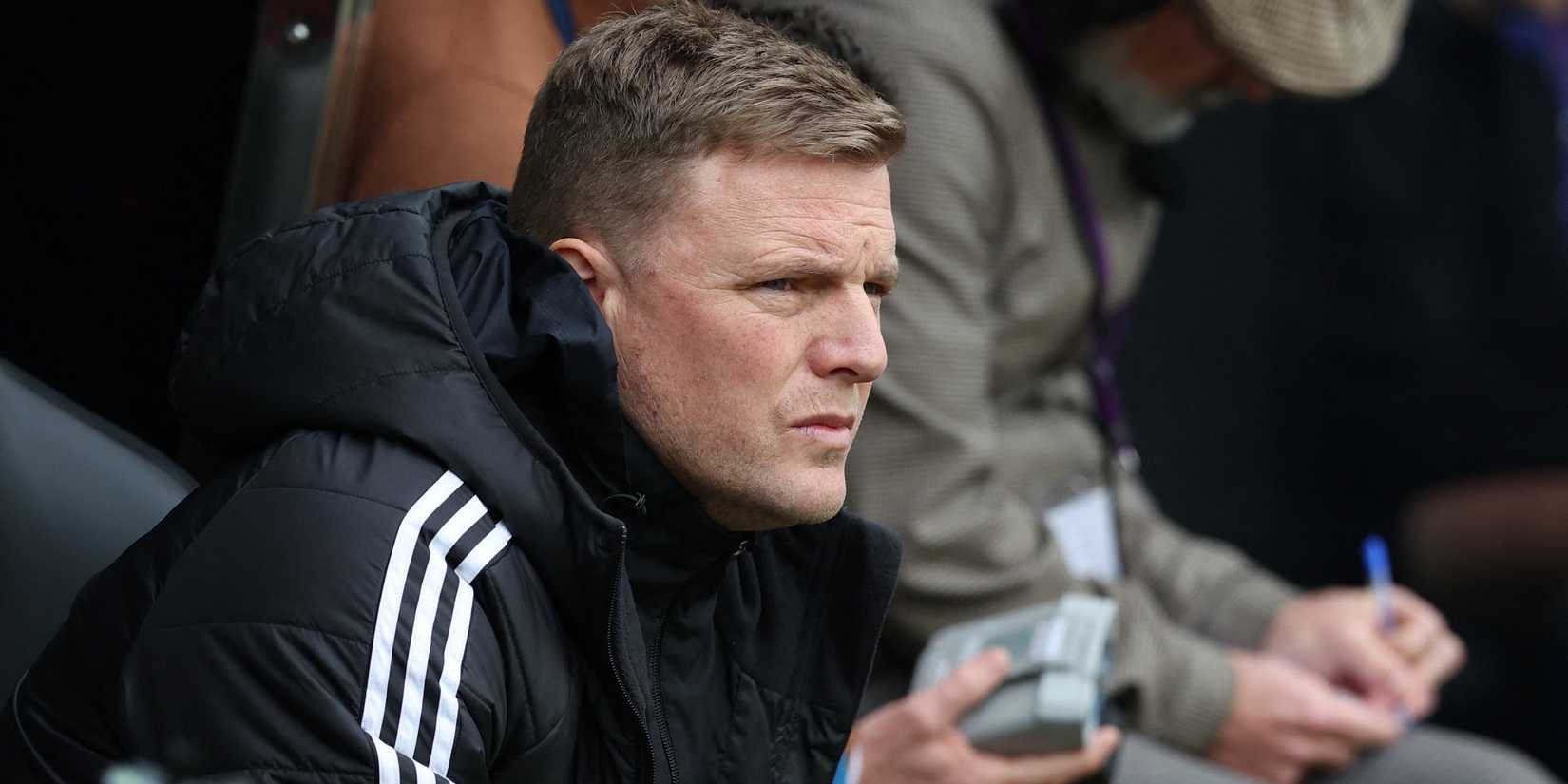 Newcastle United manager Eddie Howe before the start of the match