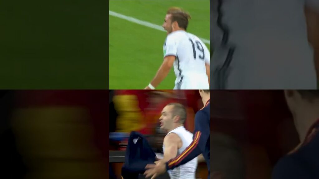 Iniesta or Gotze? Whose World Cup winning goal was better? #shorts #Spain #Germany