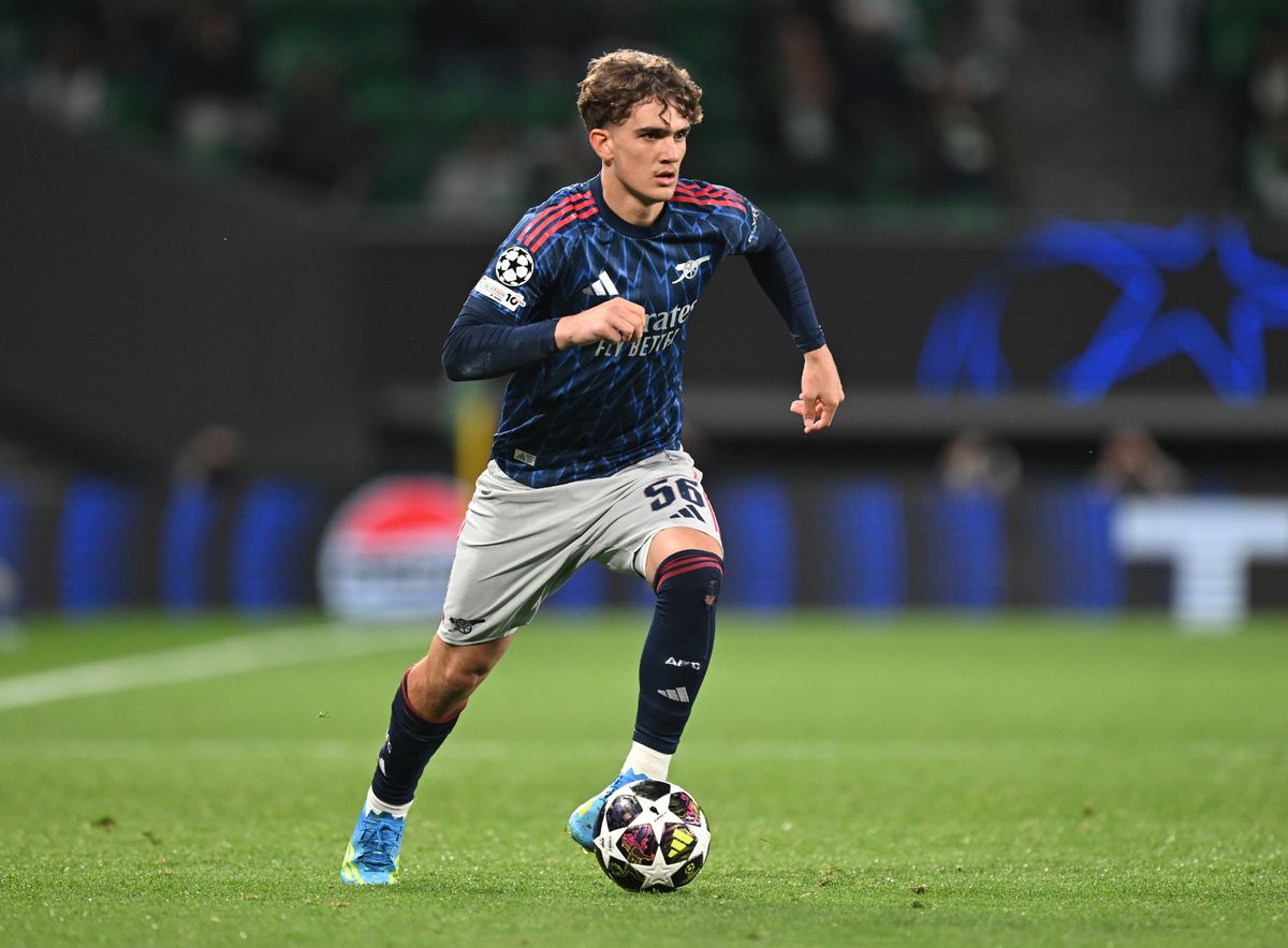 Max Dowman during Sporting vs Arsenal