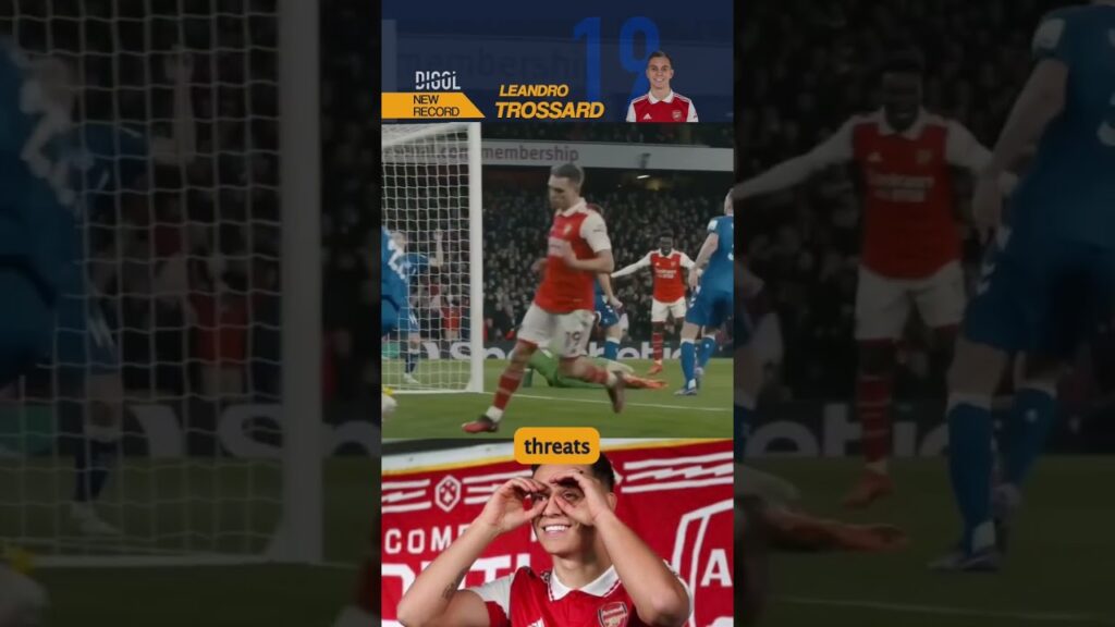 Arsenal Leandro Trossard sets a new record in the English Premiere League.