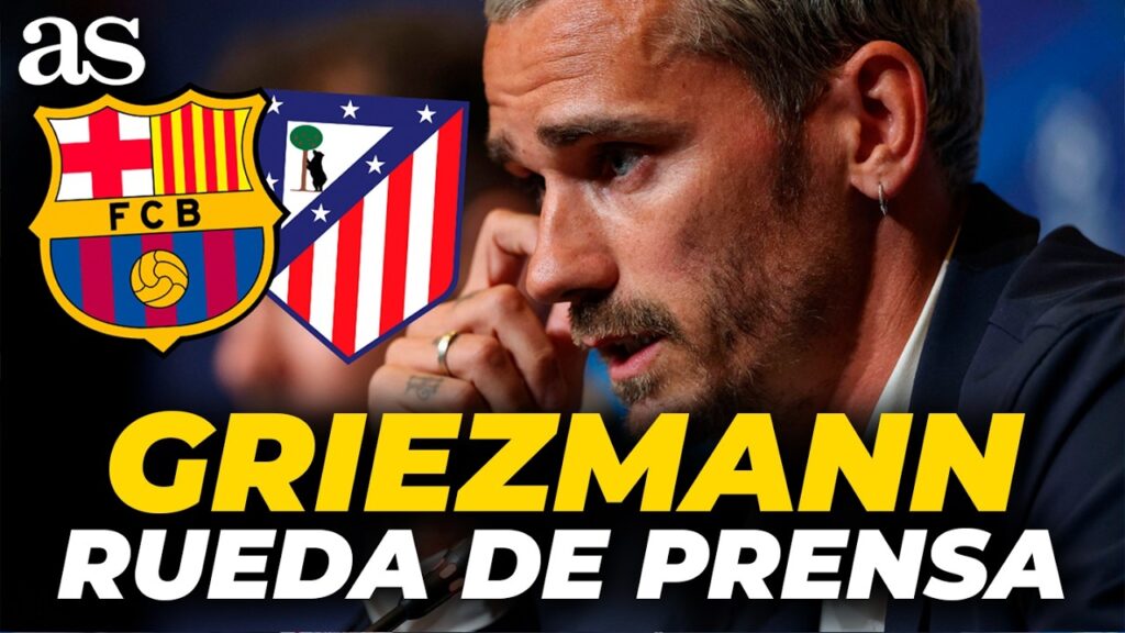 GRIEZMANN, RUEDA DE PRENSA completa hoy previa al FC BARCELONA - ATLÉTICO DE MADRID | CHAMPIONS