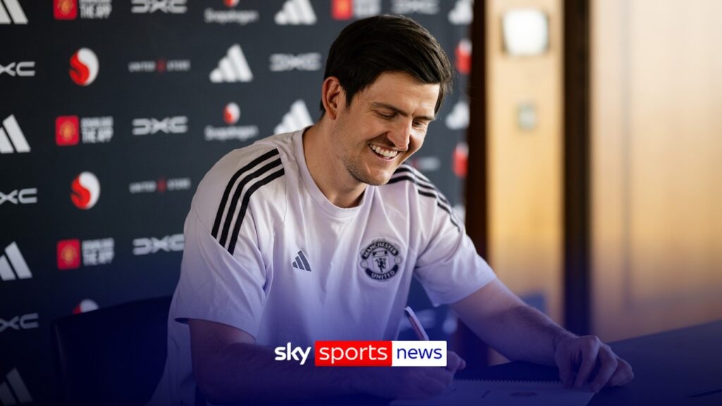 Harry Maguire signs Manchester United contract extension until 2027 Harry Maguire signs Manchester United contract extension until 2027