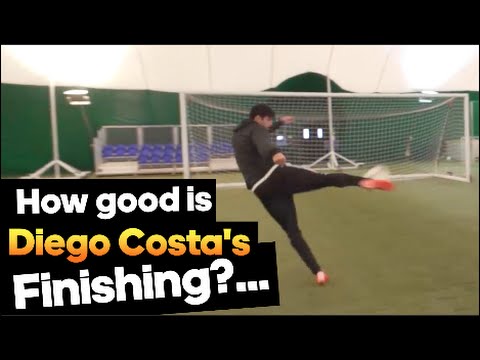Diego Costa adidas Finishing Test!