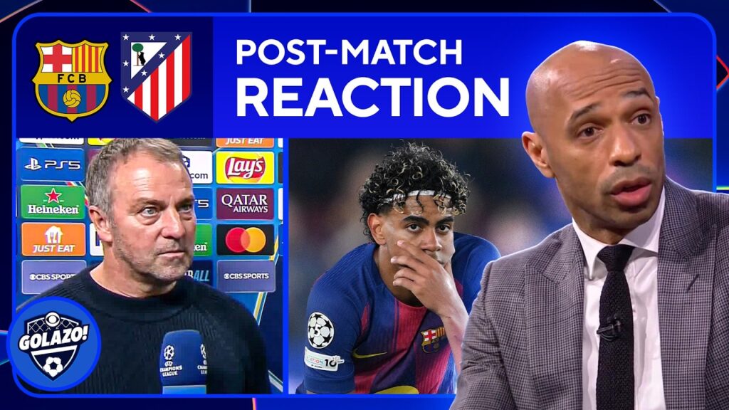 Thierry Henry and Hansi Flick react to Barcelona's Champions League defeat to Atlético | UCL Today