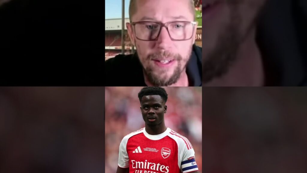 Lee Gunner GOES OFF on Bukayo Saka 😳🔥 #saka #bukayosaka #leegunner #football #arsenalfans #viral