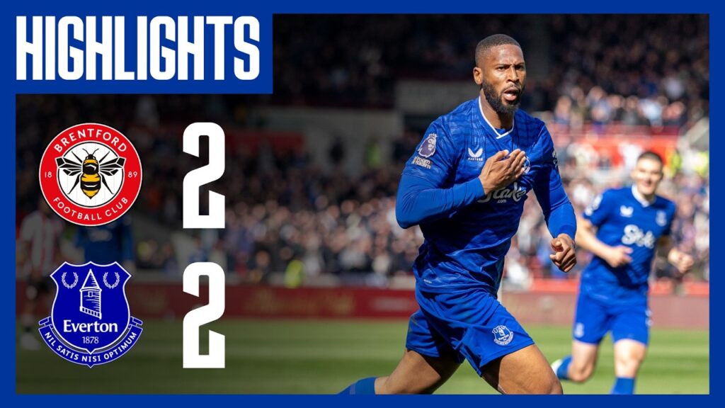 BRENTFORD 2-2 EVERTON | Premier League Highlights
