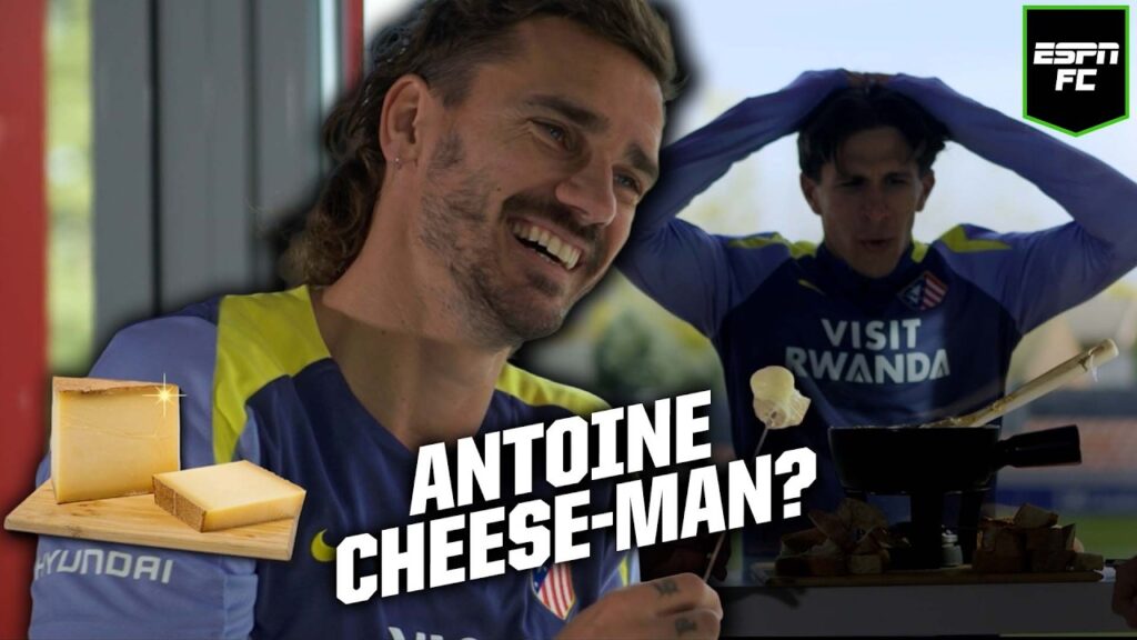 Antoine Griezmann loves his cheese 🧀 Atletico star talks Madrid exit over a fondue | ESPN FC