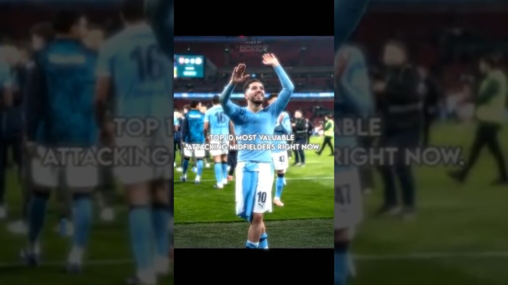 Top 10 Most Valuable Attacking midfielders right now 🔥💸 || #shorts #football #edit #viral