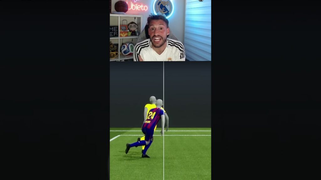 Fuera de juego Eric Garcia #futbol #fcbarcelona #ubietoo #ericgarcia #shortsvideos