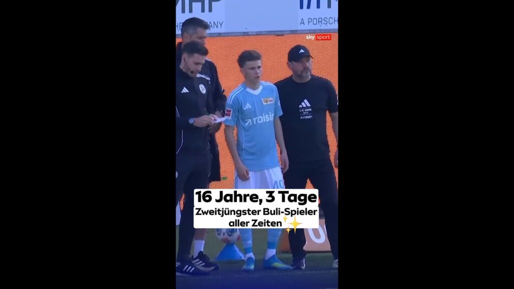 16 Jahre, 3 Tage 😳 Linus Güther wird zweitjüngster Buli-Spieler aller Zeiten nach Moukoko. 🔥