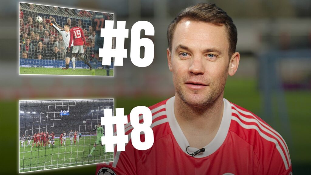 GOATKEEPER Manuel Neuer ranks his Top 10 Champions League saves 🧤🐐✨