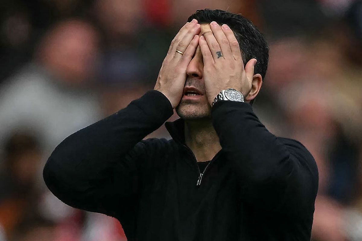 Mikel Arteta and Arsenal are in danger of missing out on any trophies this season