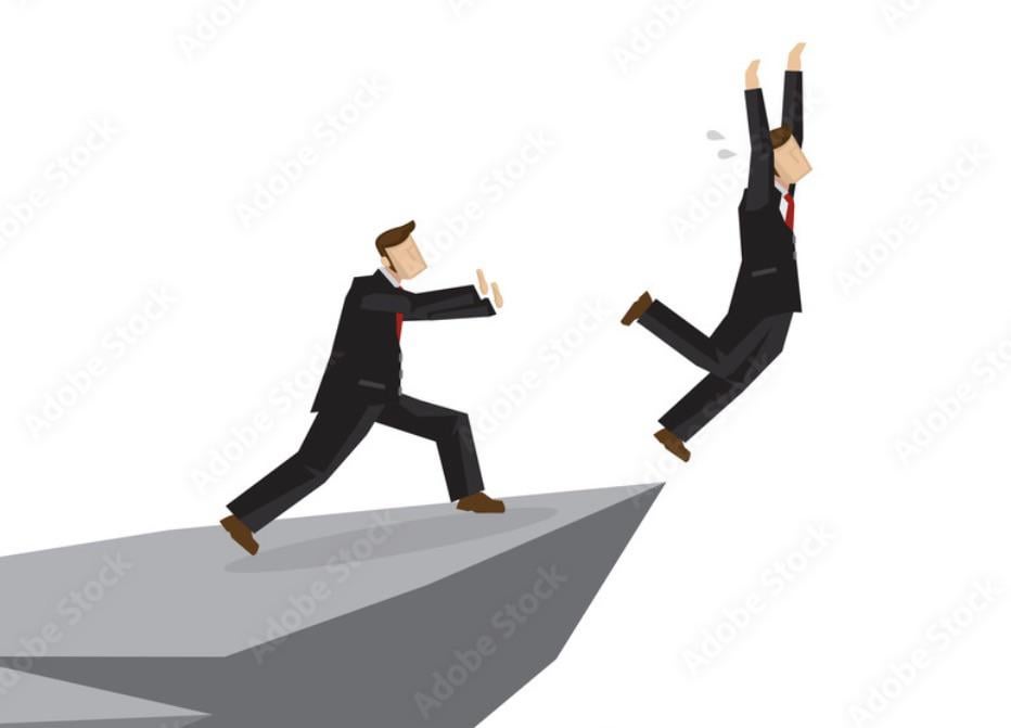 We must see this slight push in context. If the cliff wasn’t there he would have been totally fine.